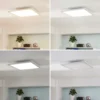 Panel LED Arcchio, CCT Lysander, 39 cm, blanco, aluminio