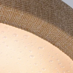 Panel LED Cosara de Paulmann, Ø 30 cm, beige, IP44, 3000 K