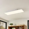 Panel LED de Lindby, 80 x 30 cm, blanco, metal, 4000 K