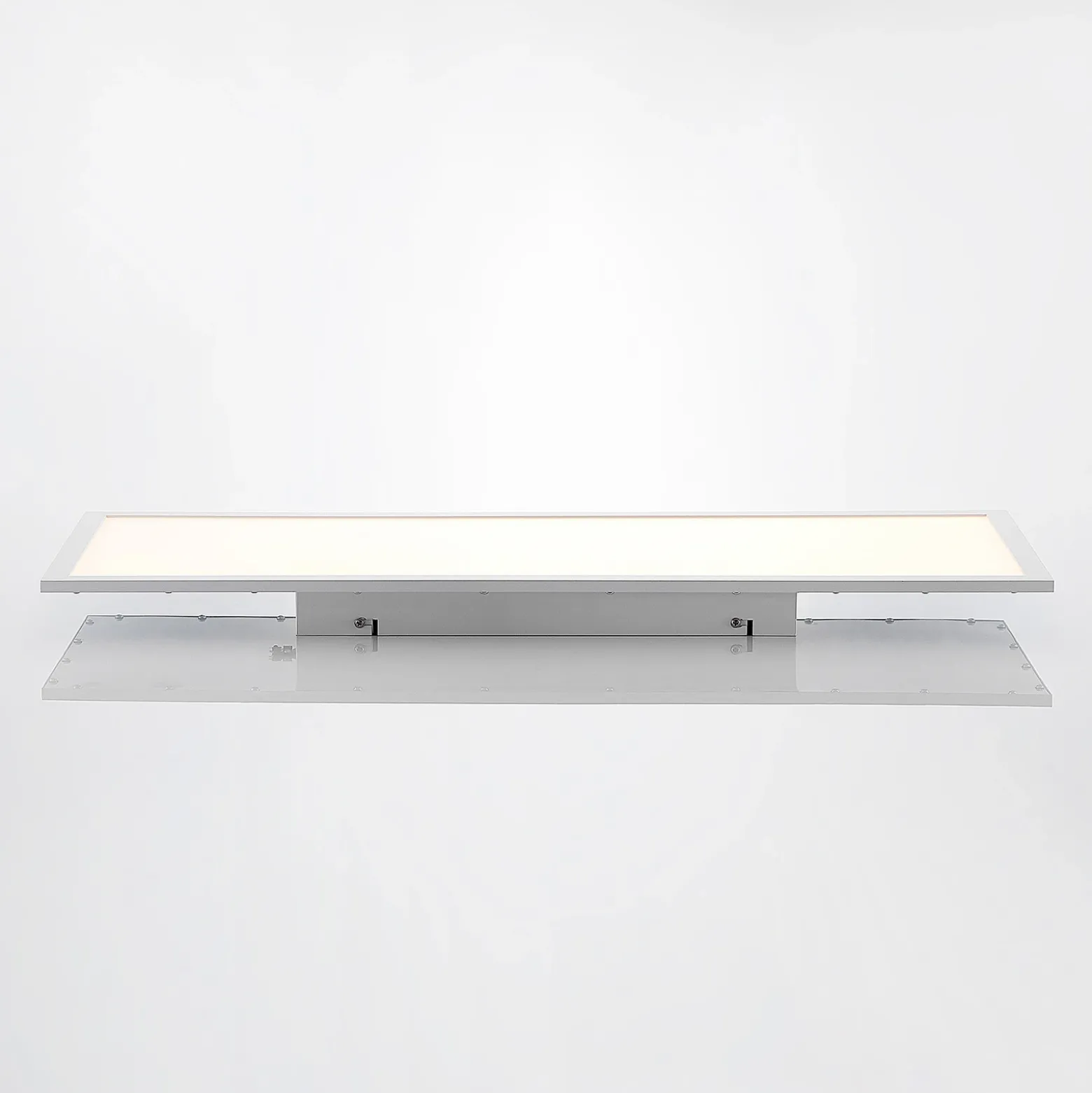Panel LED de Lindby, 80 x 30 cm, blanco, metal, 4000 K