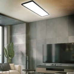 Panel LED de superficie Slim 58x20cm on/off 4.000K negro