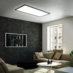 Panel LED de superficie Slim 58x20cm on/off 4.000K negro