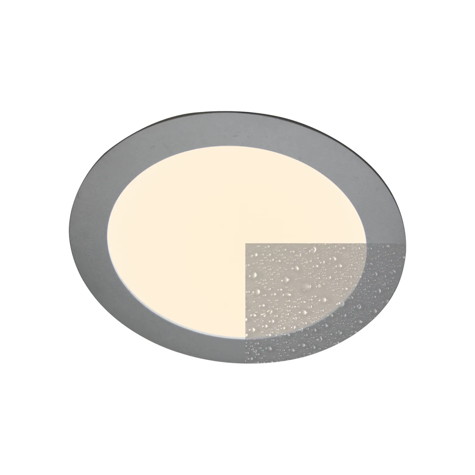 Panel LED empotrado 27636, plano, redondo, 12 W