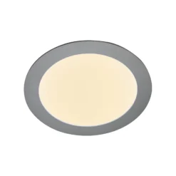 Panel LED empotrado 27636, plano, redondo, 12 W