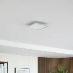 Panel LED Enhife de Lindby, blanco, 30 x 30 cm, metal, 4000 K