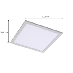 Panel LED Enhife de Lindby, blanco, 30 x 30 cm, metal, 4000 K