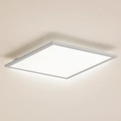 Panel LED Enhife de Lindby, blanco, 40 x 40 cm, metal, 4000 K