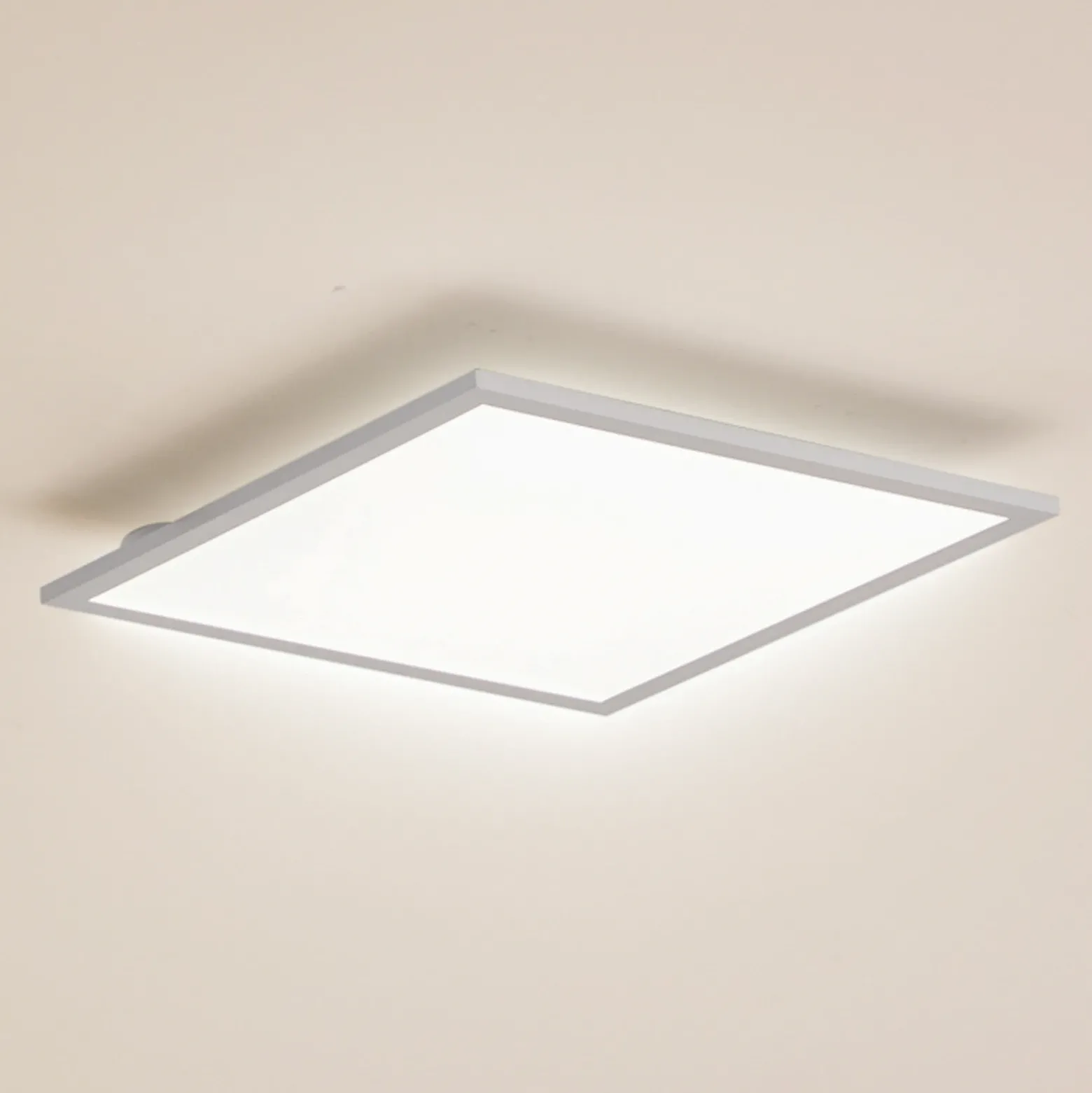 Panel LED Enhife de Lindby, blanco, 40 x 40 cm, metal, 4000 K