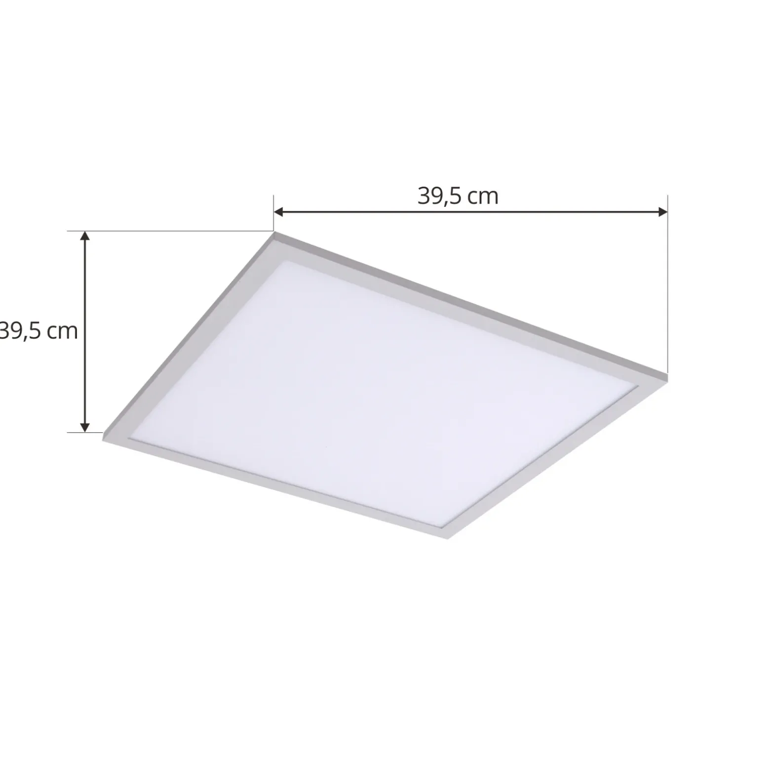 Panel LED Enhife de Lindby, blanco, 40 x 40 cm, metal, 4000 K