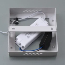 Panel LED Enhife de Lindby, blanco, 40 x 40 cm, metal, 4000 K