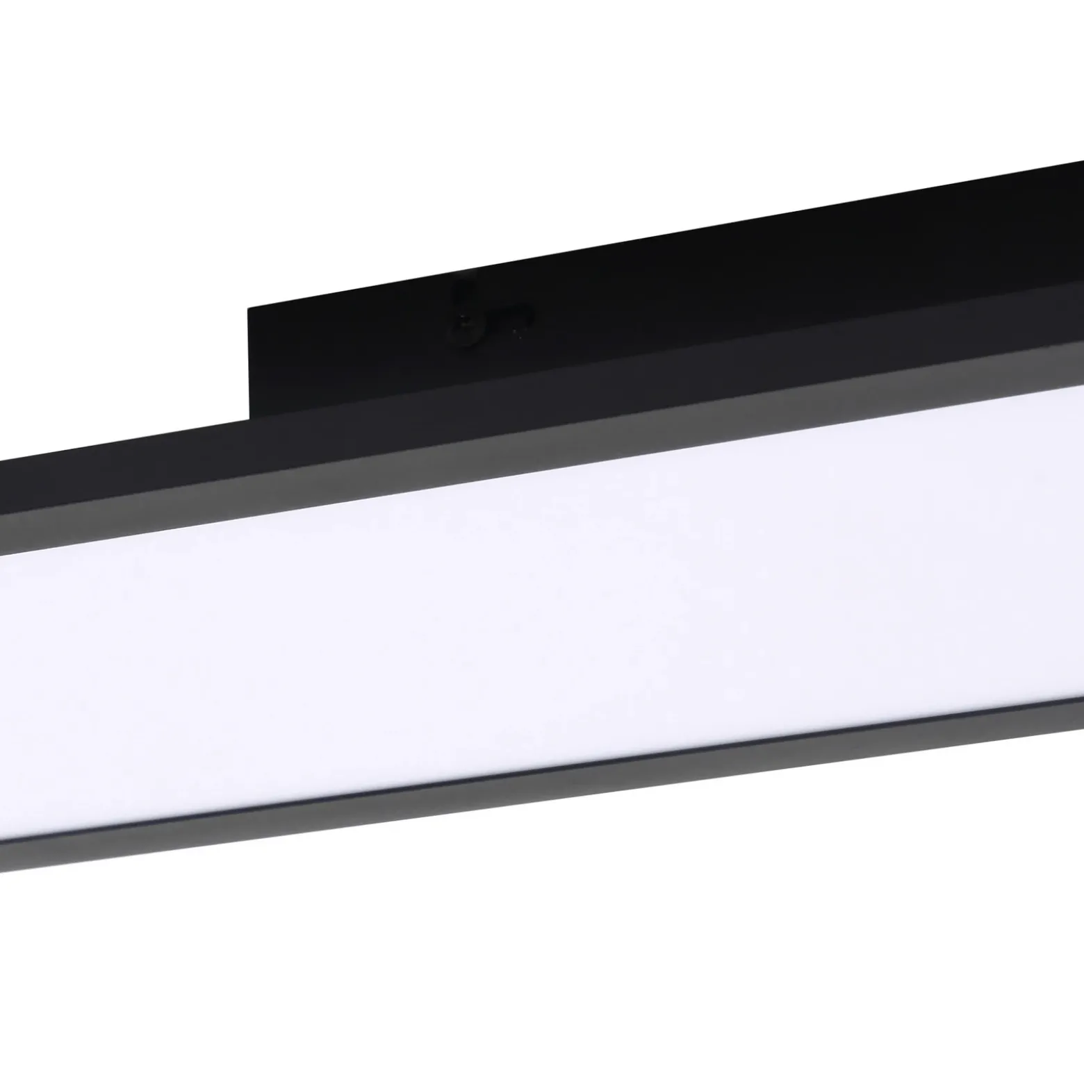 Panel LED Enhife de Lindby, negro, 80 x 20 cm, metal, 4000 K