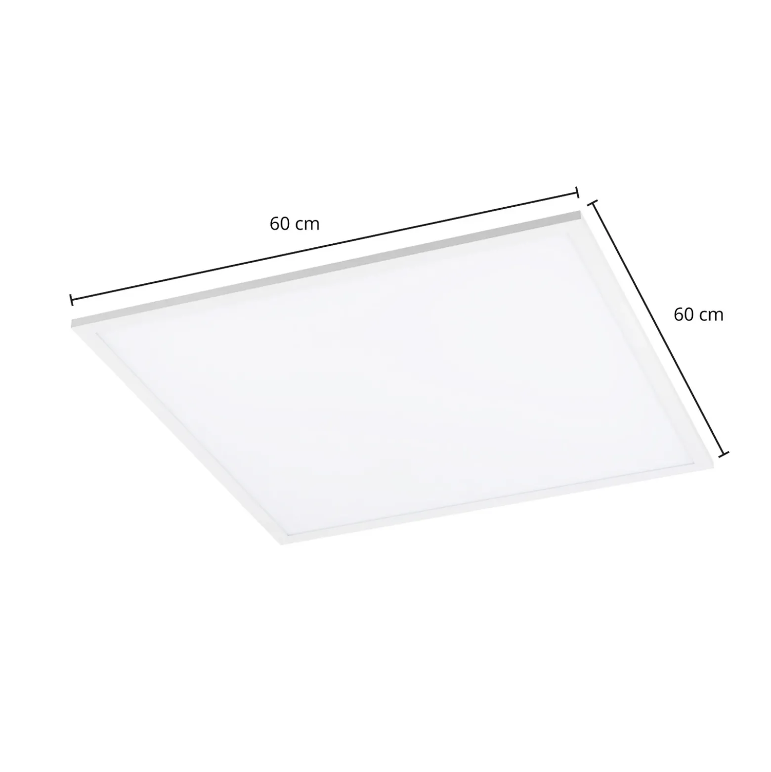 Panel LED Lindby Luay, 60 x 60 cm, blanco, 3000-6000K