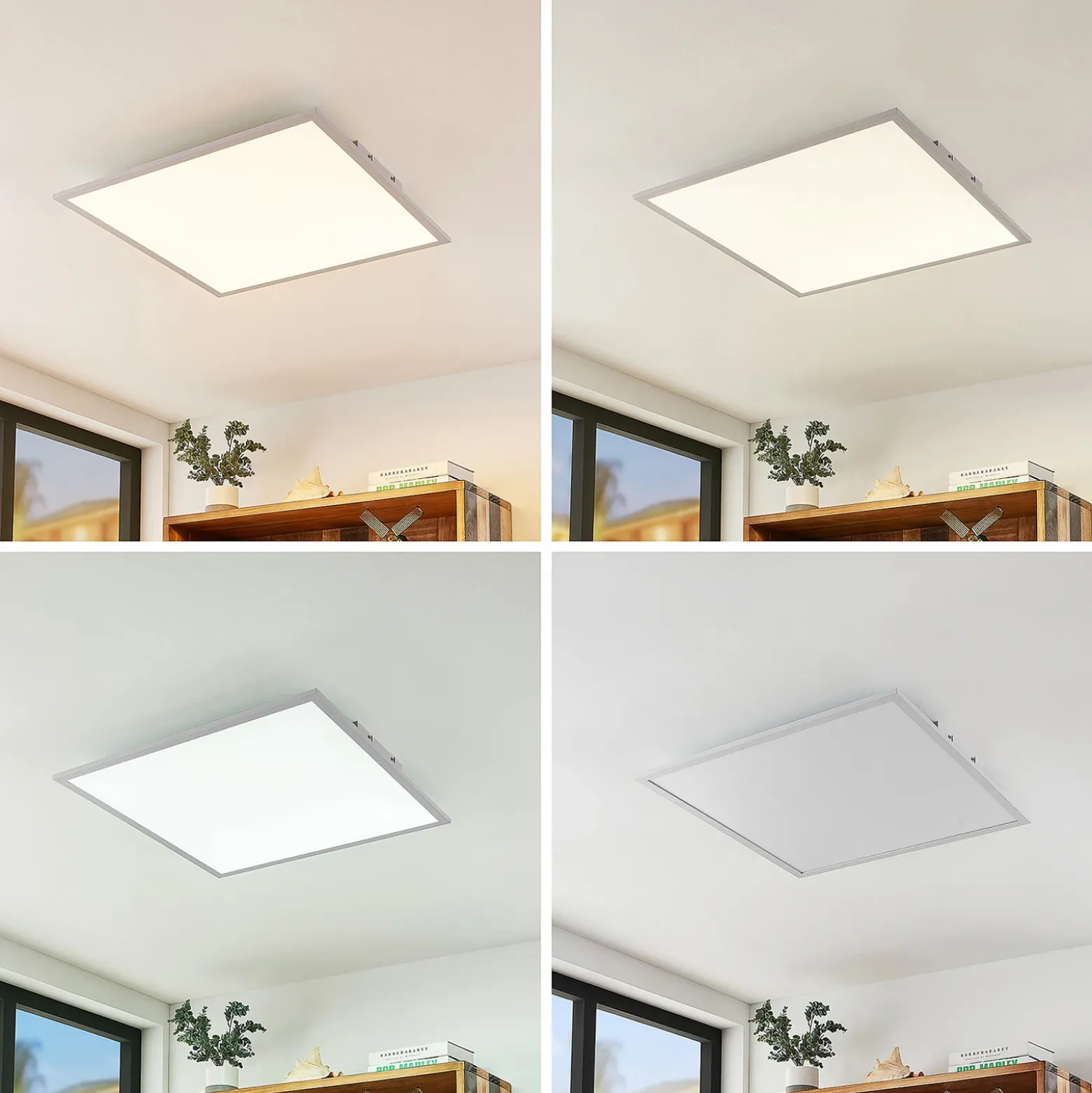 Panel LED Lindby Luay, 60 x 60 cm, blanco, 3000-6000K