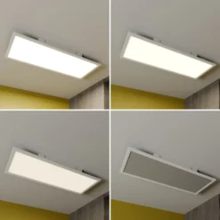 Panel LED Lindby Luay, 80 x 30 cm, blanco, 3000-6000K
