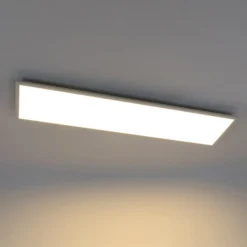 Panel LED Lindby Luay, 120 x 30 cm, CCT, control remoto, atenuable