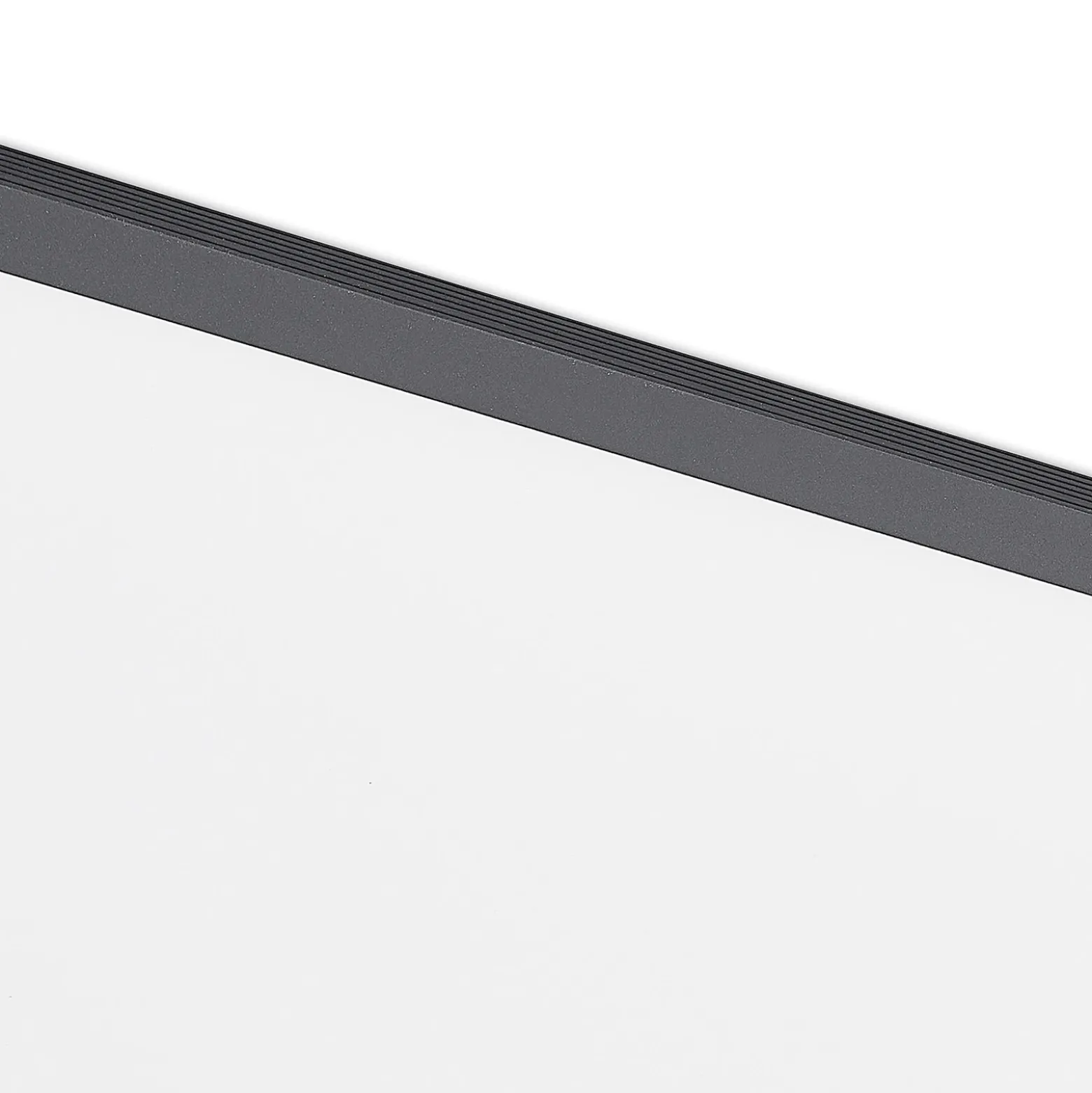 Panel LED Lindby Nelios, 62 x 62 cm, 4.000 K, negro, metal