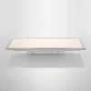 Panel LED Lindby Stenley, 4000 K, 60 cm x 30 cm, plateado/blanco