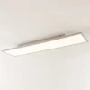 Panel LED Lindby Stenley, 4000 K, 120 cm x 30 cm, plateado/blanco
