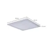 Panel LED Livel de Lindby, 4000 K, 62 cm x 62 cm, plateado, metal