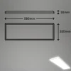 Panel LED Move, sensor, 58 x 20 cm, IP44, plástico, blanco