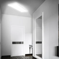 Panel LED Move, sensor, 58 x 20 cm, IP44, plástico, blanco