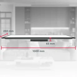 Panel LED Odin Control Remoto CCT, 100 x 25 cm, negro