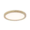 Panel LED Paulmann Atria Shine, Ø 19 cm, acabado madera, IP44, 3000 K,