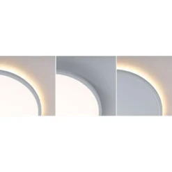 Panel LED Paulmann Atria Shine, Ø 40 cm, blanco, IP20, 3000 K, encendido/apagado