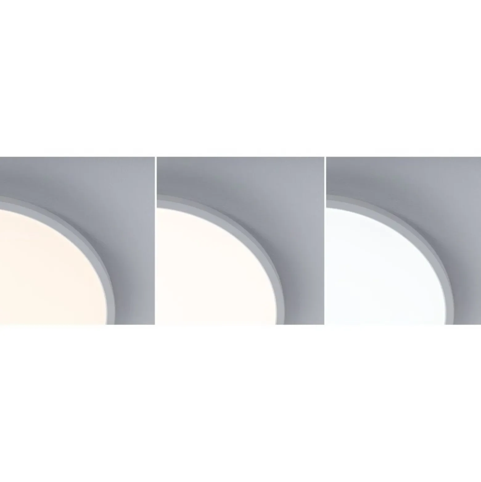 Panel LED Paulmann Atria Shine, Ø 40 cm, RGBW, blanco, IP20, atenuable.