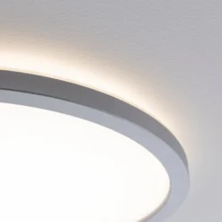 Panel LED Paulmann Atria Shine, cromado, atenuable, Ø 42 cm