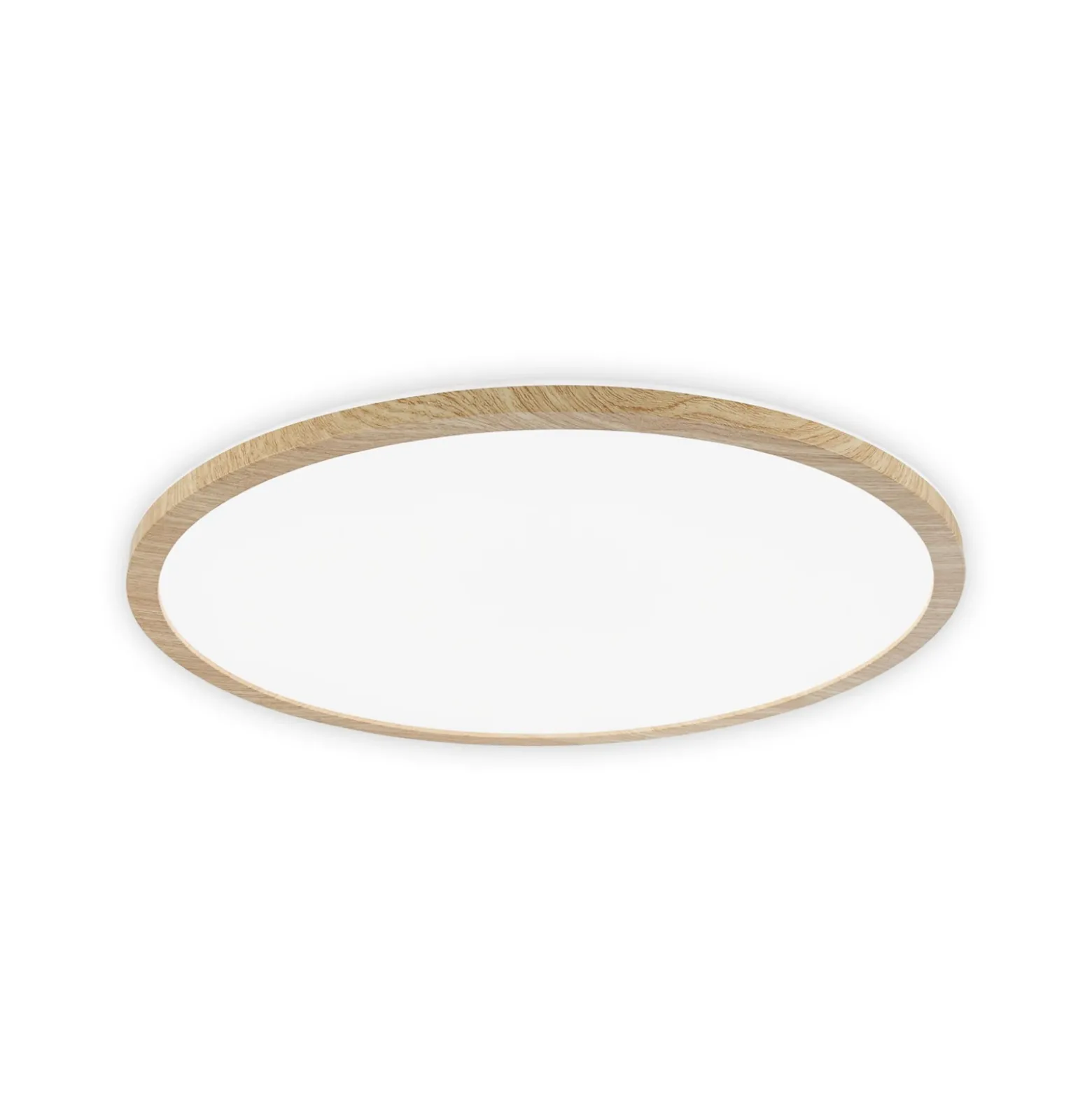 Panel LED Paulmann Atria Shine, Ø 42 cm, acabado madera, IP44, 4000 K,