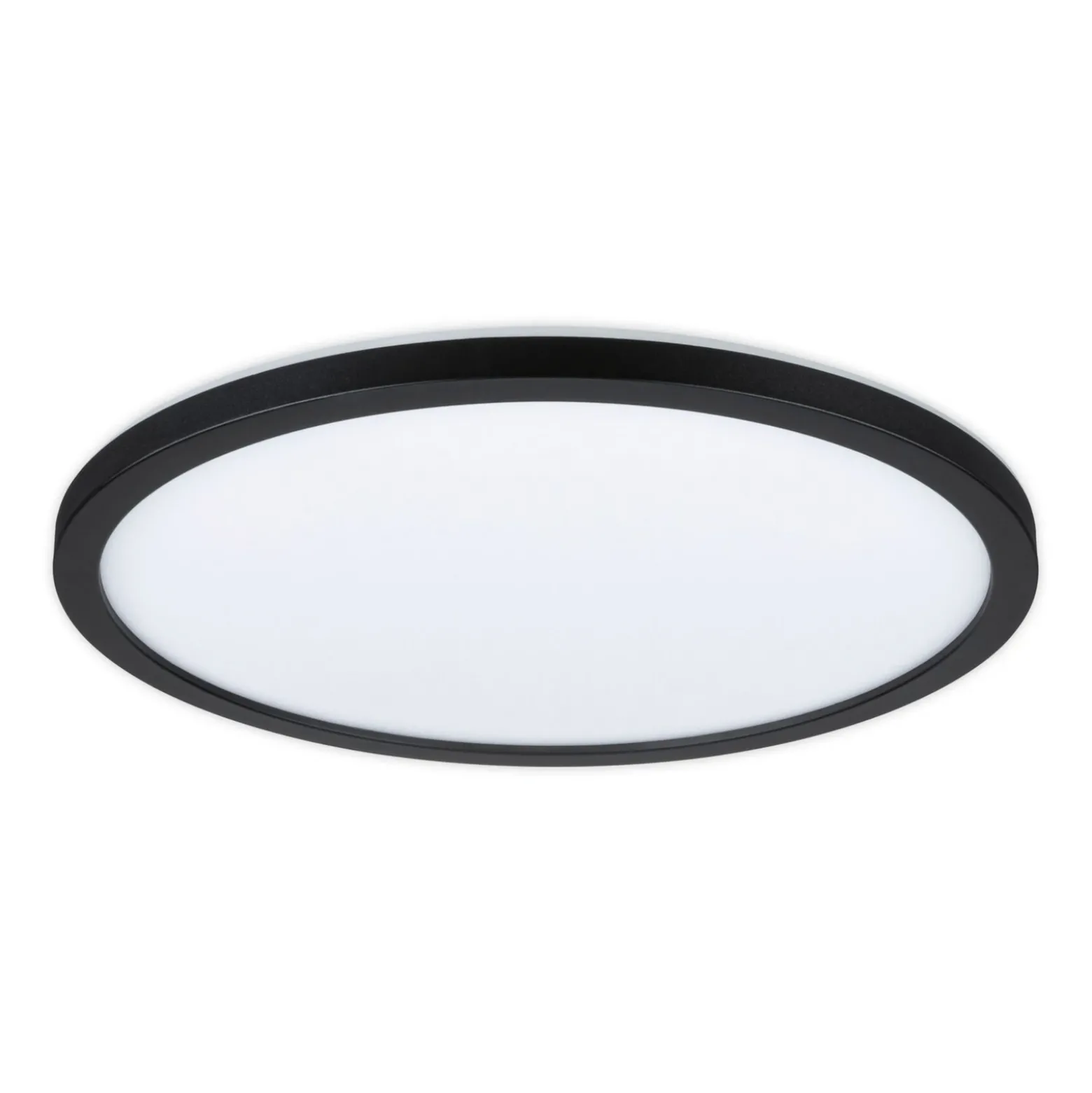 Panel LED Paulmann Atria Shine negro, Ø 29 cm, 3000 K, encendido/apagado