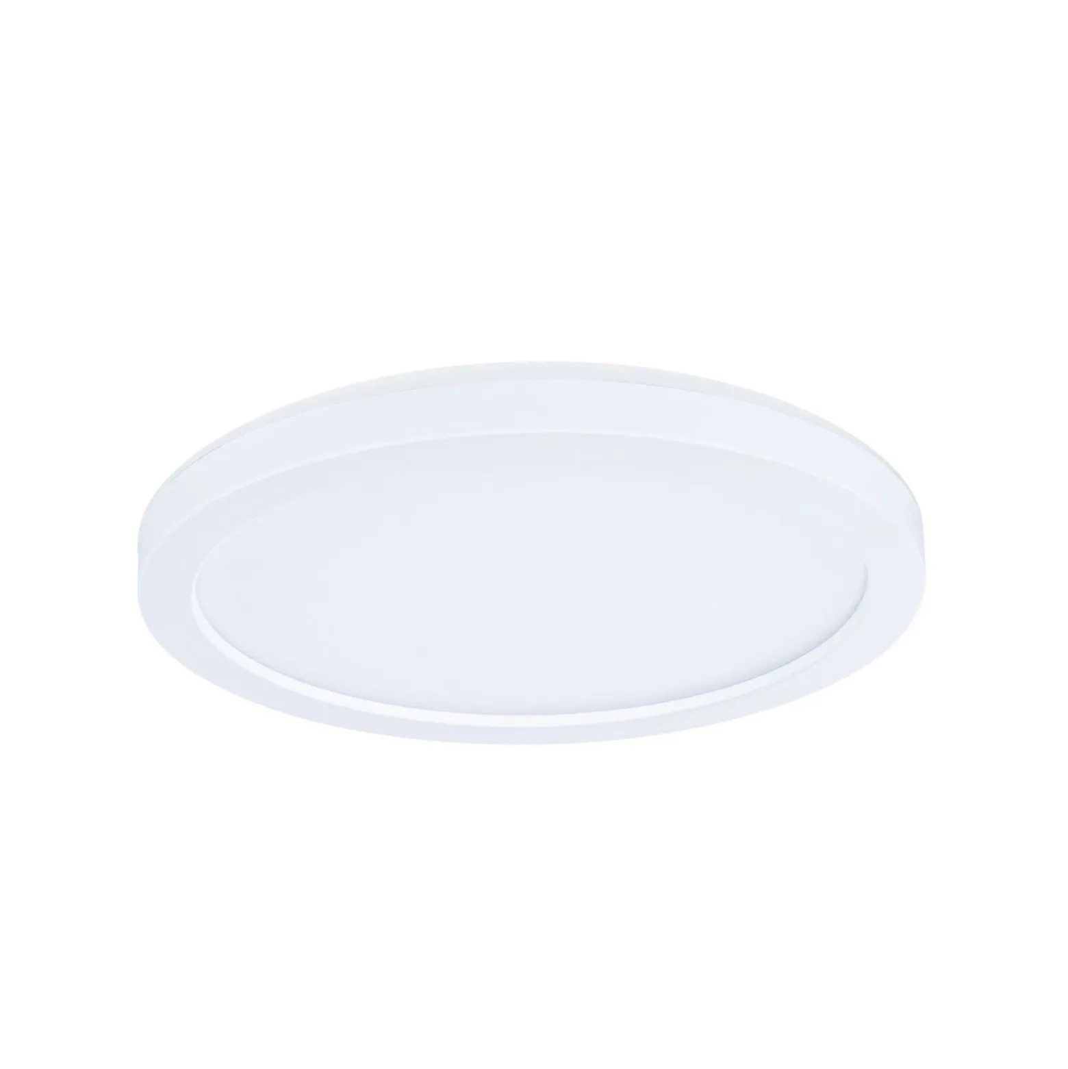 Panel LED Paulmann Atria Shine, Ø 19 cm, blanco, IP44, 3000 K, encendido/apagado