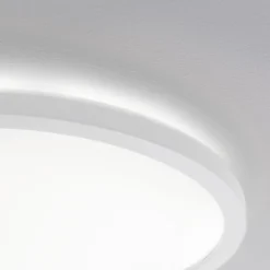 Panel LED Paulmann Atria Shine, Ø 29 cm, blanco, IP44, 4000 K, encendido/apagado