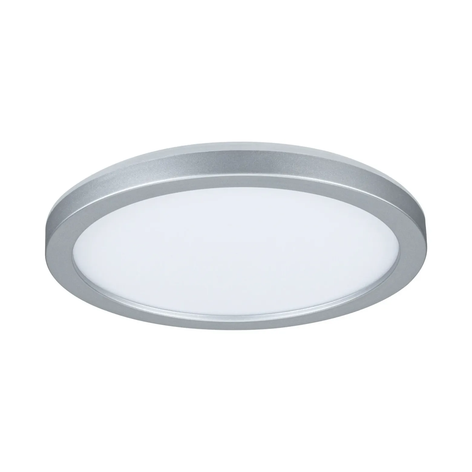 Panel LED Paulmann Atria Shine cromado, Ø 19 cm, 3000 K, encendido/apagado, IP20