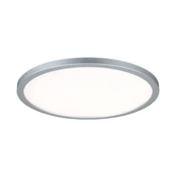 Panel LED Paulmann Atria Shine cromado, Ø 29 cm, 3000 K, encendido/apagado, IP20
