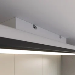 Panel LED Piatto CCT control remoto 100x25 negro