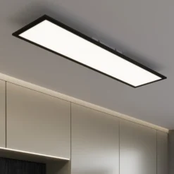 Panel LED Piatto CCT control remoto 100x25 negro