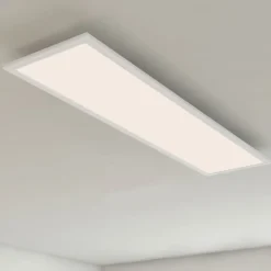 Panel LED Piatto, sensor, 119,5 x 29,5 cm