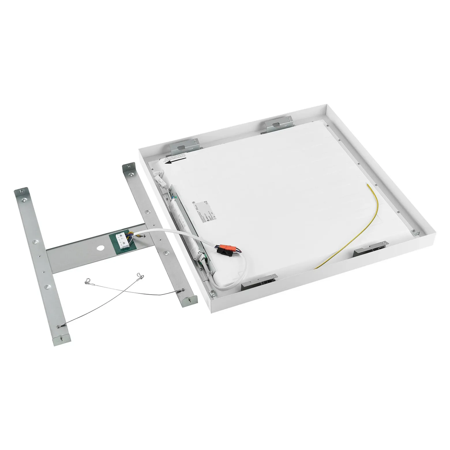 Panel LED PRO OFFICE SANO, 63 x 63 cm, DALI, blanco metal CCT