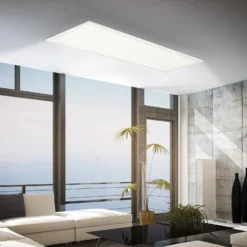 Panel LED Simple 100 x 25 cm, blanco, ultraplano, IP44, 4000 K