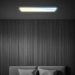 Panel LED Tava CCT, blanco, 98 x 20 cm, retroiluminado, plástico