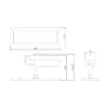 Panel LED TRACK LIGHT, blanco, trifásico, 3000 K, encendido/apagado