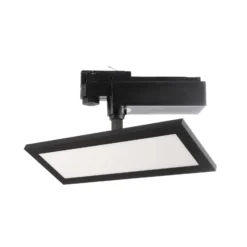 Panel LED TRACK LIGHT, negro, trifásico, 4000 K, encendido/apagado