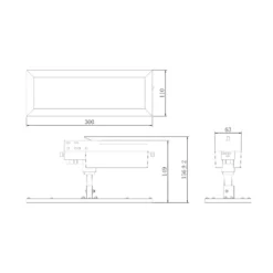 Panel LED TRACK LIGHT, negro, trifásico, 4000 K, encendido/apagado