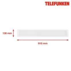 Panel montaje LED Poel largo 91,5cm 37W blanco 840