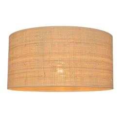 Pantalla Abba E27 Ø40/altura 20 cm, ratán