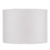 Pantalla Alba, Ø 20 cm, E27, blanco/dorado