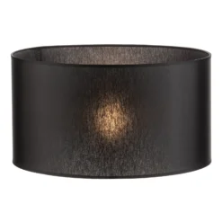 Pantalla Alba, Ø 45 cm, E27, negro
