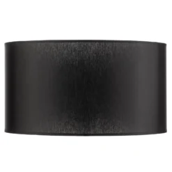 Pantalla Alba, Ø 45 cm, E27, negro
